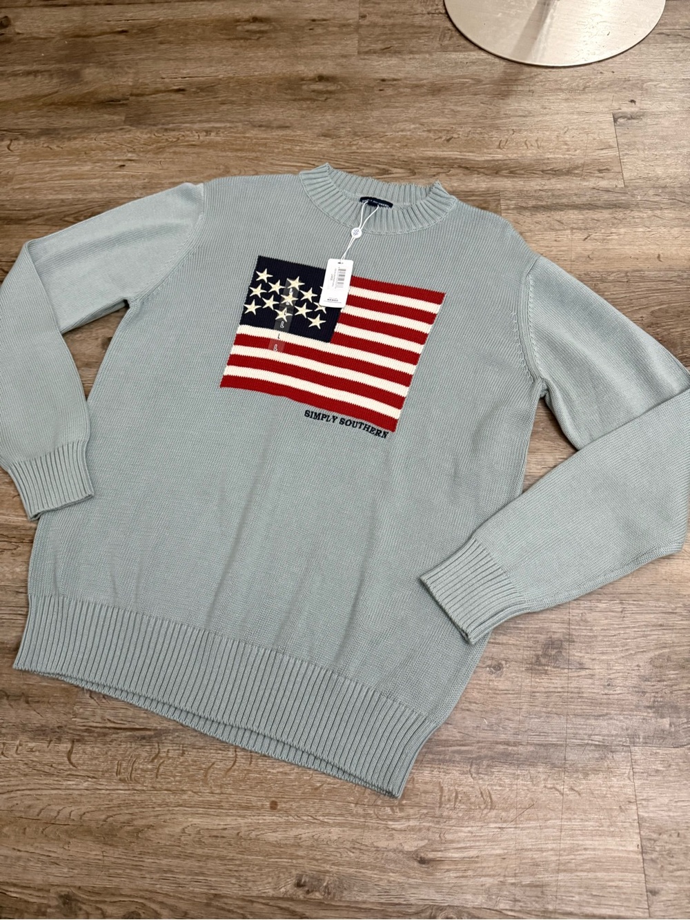 Simply Southern • American Flag Knit Sweater - Picture 3 of 10